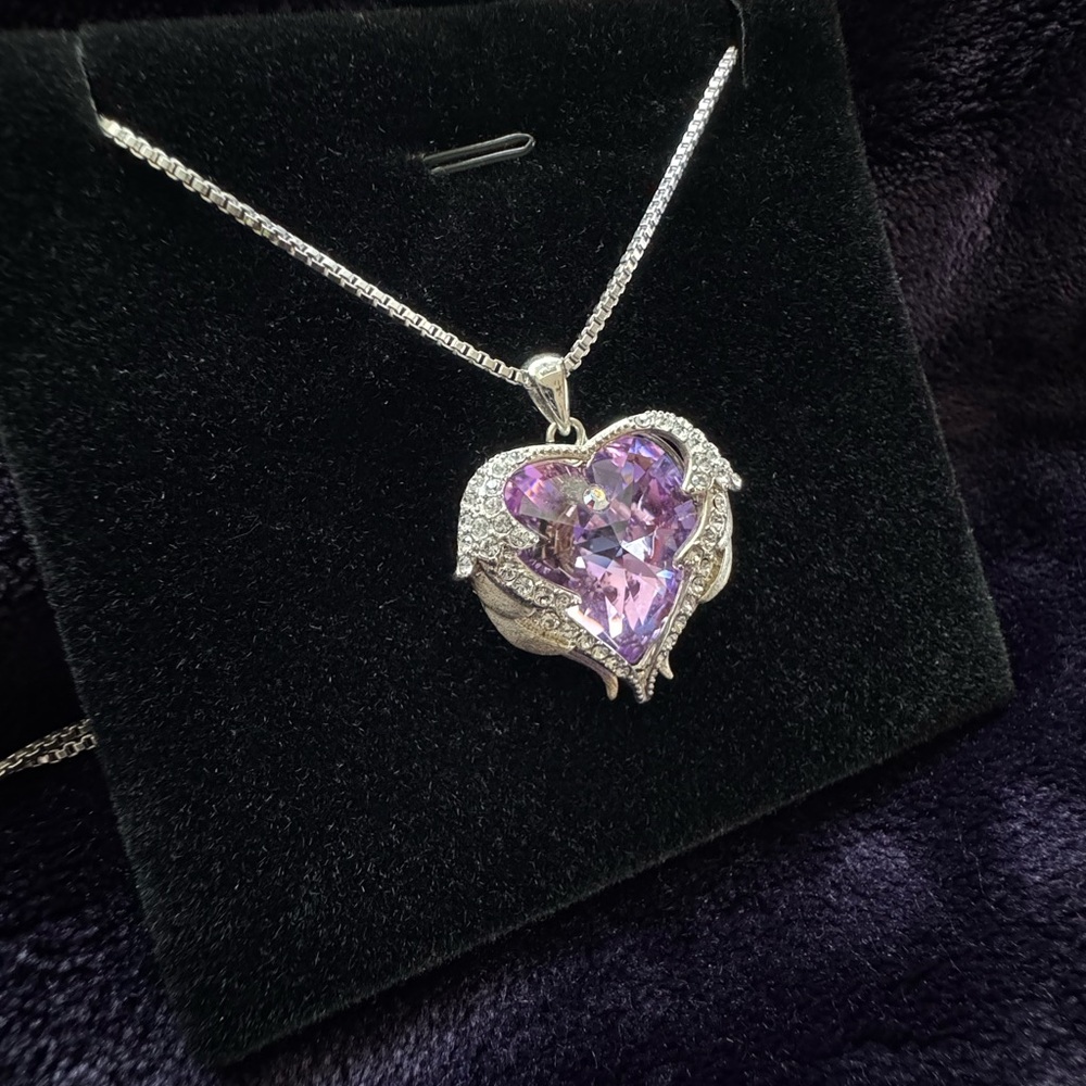 Swarovski Heart Crystal Pendant Necklace